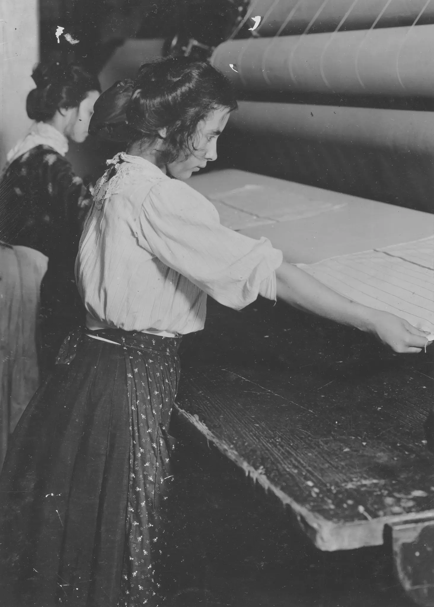 Foto van een vrouwelijke werknemer.